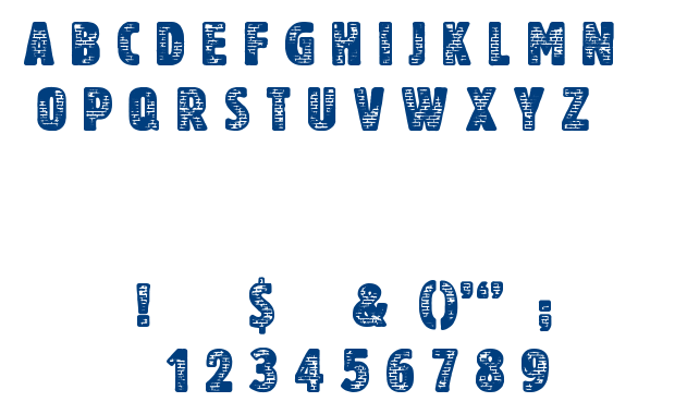 Another brick font